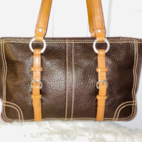 Dark Brown leather COACH Shoulder Bag/Purse - Picture 5 of 13